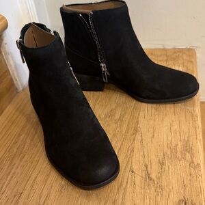 Lucky Brand Black Ankle Booties